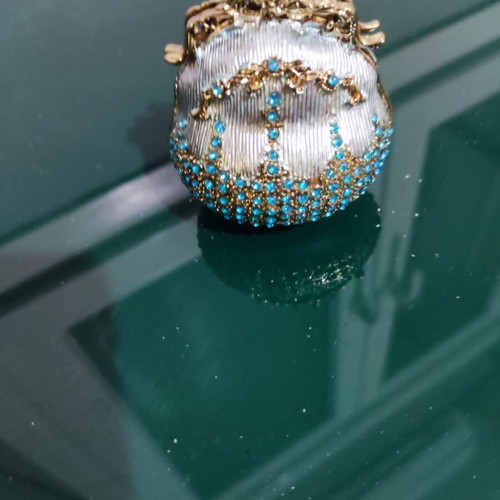 Small jewelry box with strass new