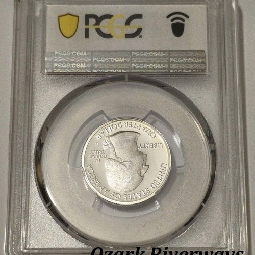 2017 USA Silver Proof Quarter Dollar PCGS PR 69 Ozark Riverways