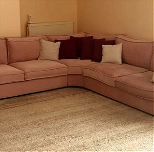 Γωνιακός εξαθέσιος καναπές
