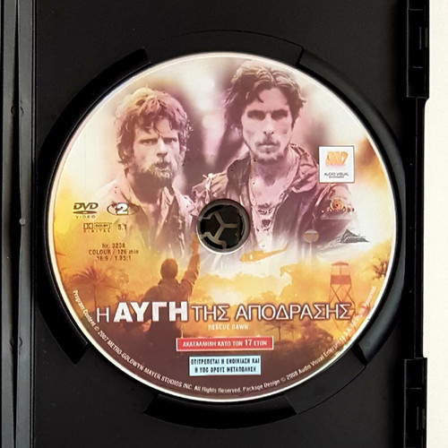 Rescue Dawn DVD like new with subtitles