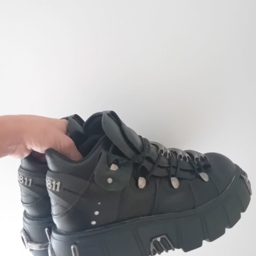 New Rock platform boots unisex size 40 like new, black