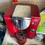 Bosch Tassimo Coffee Maker used, red capsule system