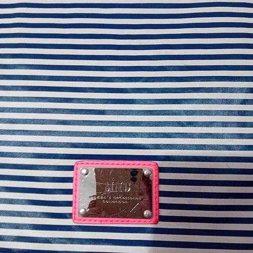 Mango handbag used, large, blue and pink