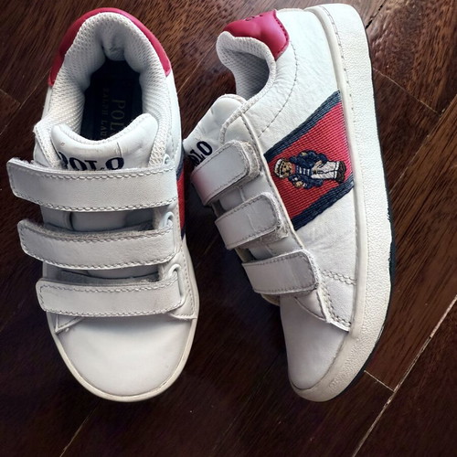 Ralph Lauren casual shoes for boys size 27, white
