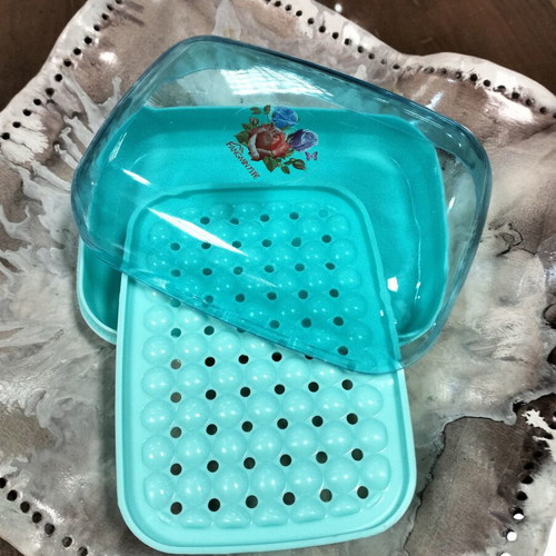 Soap Case with Turquoise Base new