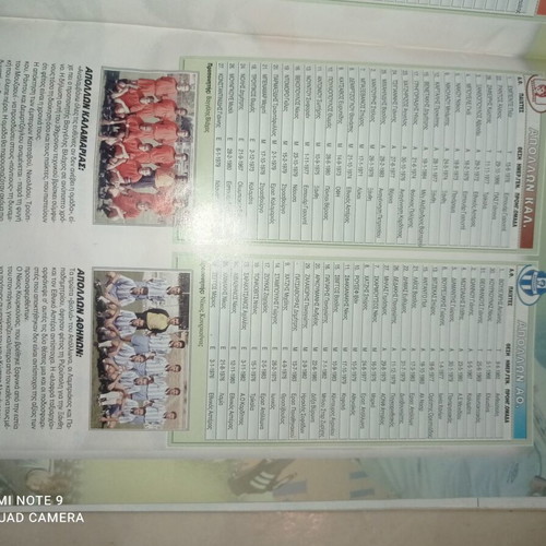 Ethnospor magazine B Ethniki 2001/02 guide