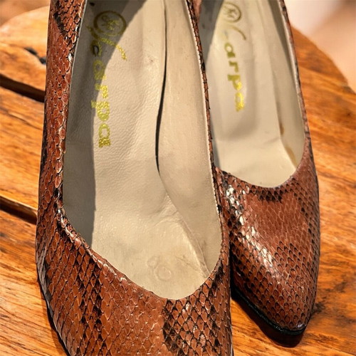 Scarpa 37 brown leather pumps like new