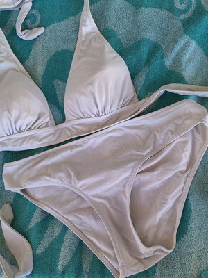 Sundek bikini swimsuit used, size M, white
