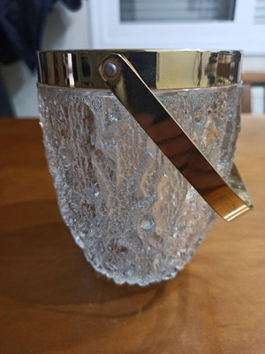 Vintage ice bucket like new, retro 1950s style