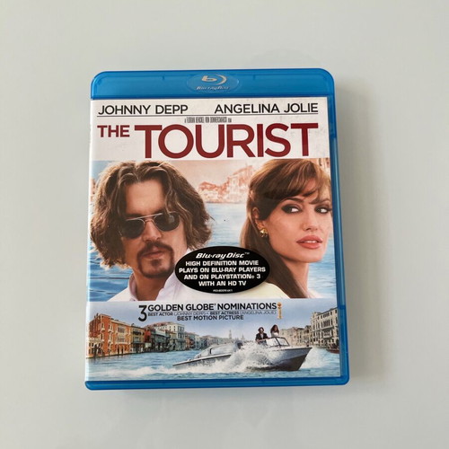 The Tourist Blu-ray like new, adventure with Johnny Depp and Angelina Jolie