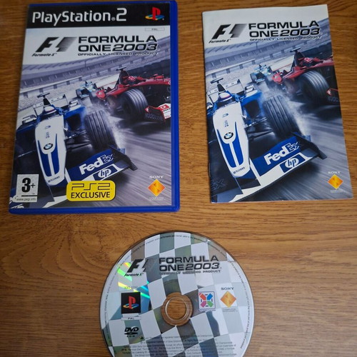 Formula One 2003 PS2 game used, complete with manual
