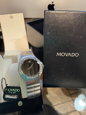 Movado Sports Edition ρολόι με διαμάντια 1,8 ct καινούργιο με κουτί