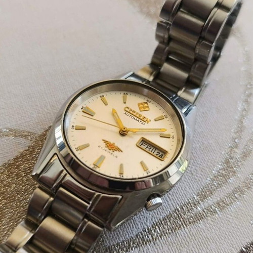 Citizen 7 αυτόματο ρολόι 8200Α μεταχειρισμένο, 1985, χρυσαφί και ασημί