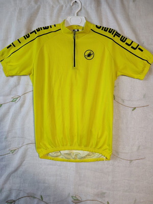 Castelli cycling jersey XXL like new, yellow retro model