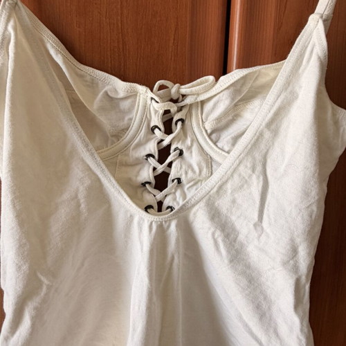 Intimissimi white cotton bodysuit size M like new