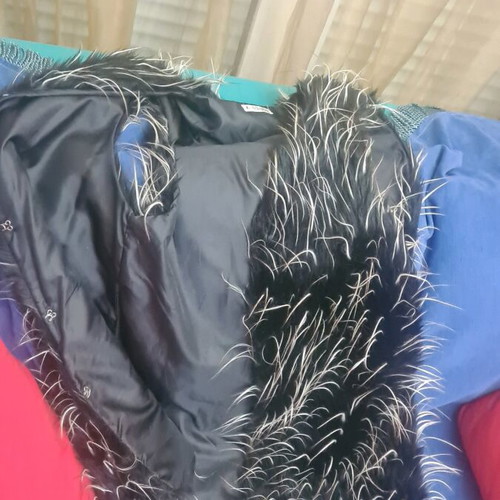 Fur vest new, one size, black