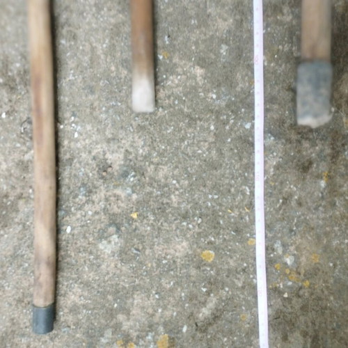 Handmade walking sticks like new, set of two