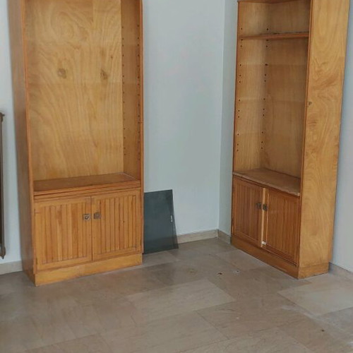 Bookcases used, set of 2 without shelves, with cabinet