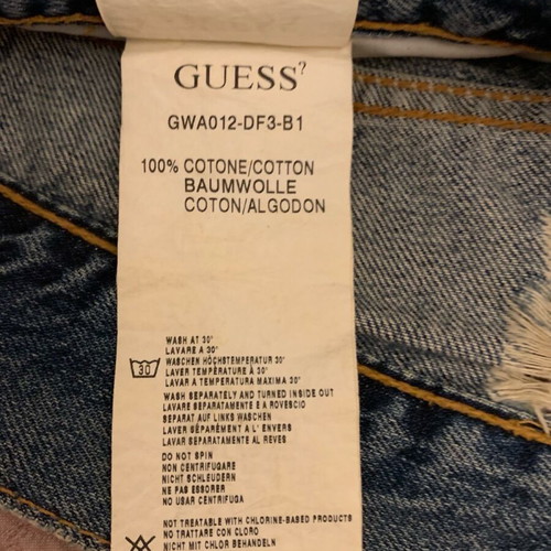Guess Jean like new, vintage, blue multicolor