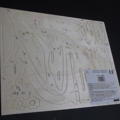 Sea-Land Woodcraft Construction Kit F-15 Fighter Plane new