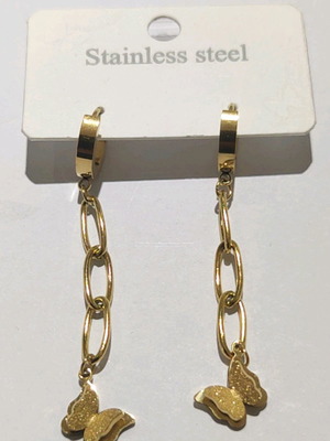 Steel earrings new, modern style