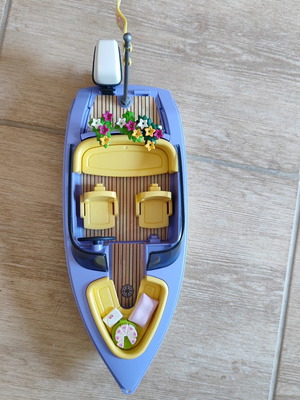 Playmobil boat used for sea adventures