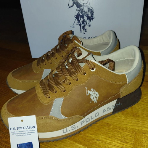 Polo Unisex Athletic Shoes Camel Color Size 41 New