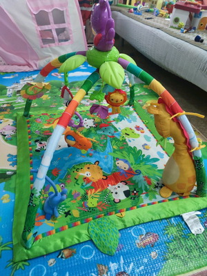 Βρεφικό γυμναστήριο Fisher Price μεταχειρισμένο με παιχνίδια