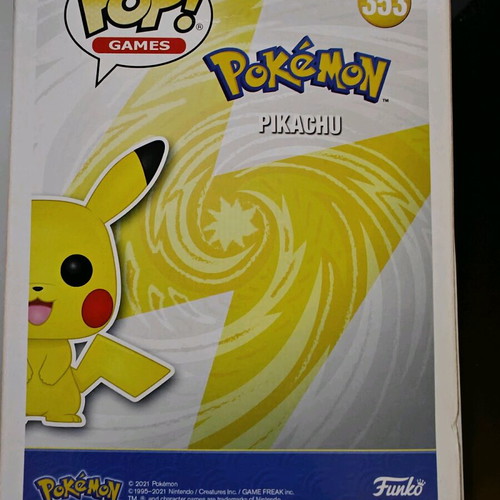 Funko Pop! Pokemon Pikachu (Silver Metallic) used