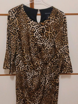 Φουστάνι animal print Stella and Julie σαν καινούργιο, μέγεθος L