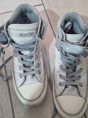 All star παπούτσια λευκά μεταχειρισμένα, νούμερο 39