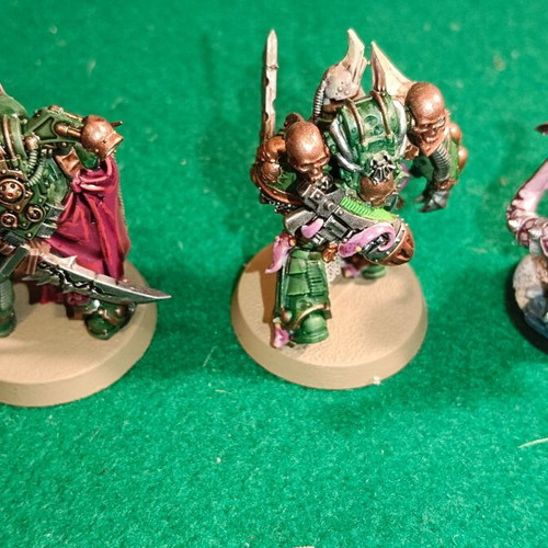 Warhammer 40K painted miniatures set 7, 3 various miniatures new