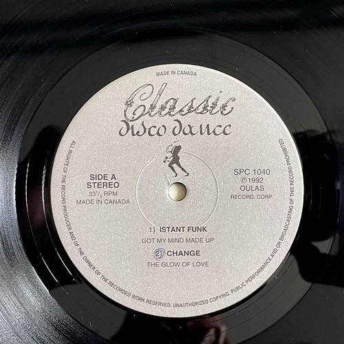 Vinyl 4 disco hits 12 singles used, 1992 Italy/Canada