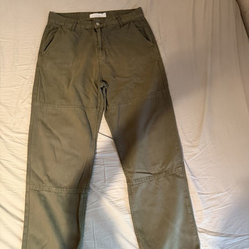 Xdye Pull & Bear Carpenter Pants used, olive green, size 42