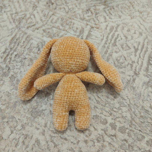 Handmade velvet bunny doll new, soft and interactive