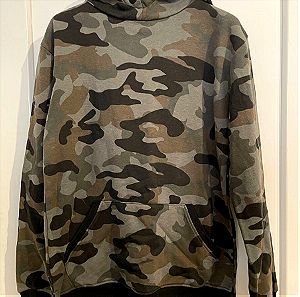 PRIMARK boys camouflage hoodie age 13-14