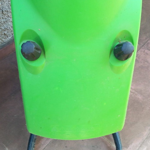 Viking GE250 electric branch shredder used with angled hopper
