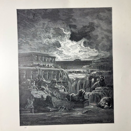 Gustave Doré engraving used, 29x36 cm