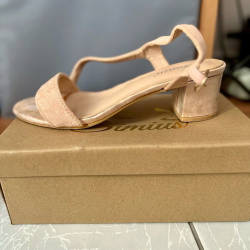 Simius pink sandals used, size 39