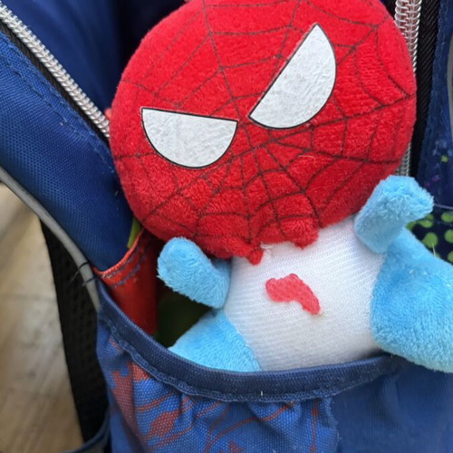 Spiderman school shoulder backpack