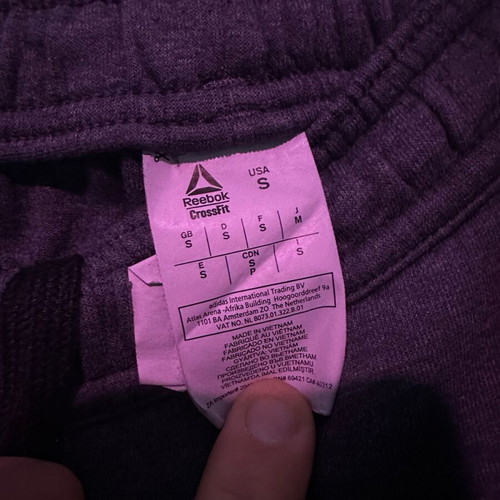 Reebok CrossFit USA tracksuit used, size S, gray