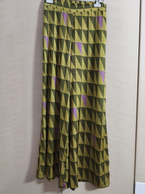 Moutaki wide-leg pants like new, colorful, size M