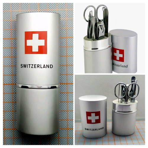 Swiss Collection nail care set new in aluminum case