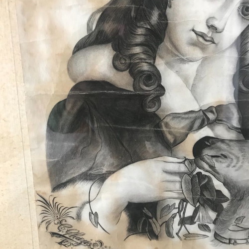 Old artwork by V. Chatzis 1899 used, dimensions 54x43 cm