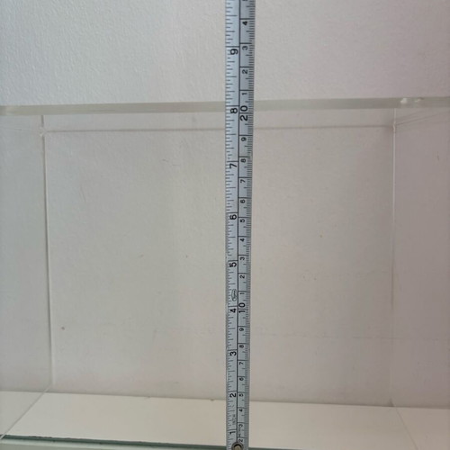 Display stand used, made of plexiglass