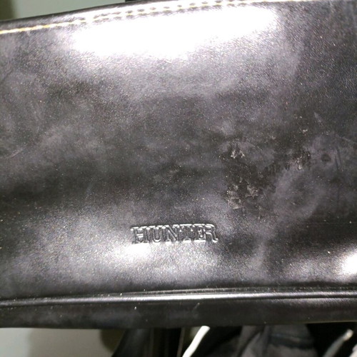 Hunter black shoulder bag like new