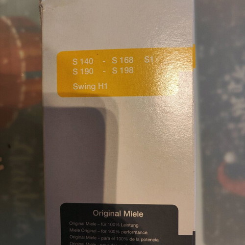 Miele Hyclean vacuum bags 5pcs new, compatible with S140-168, S190-198, Swing H1