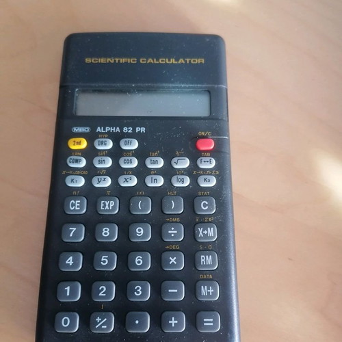 MBO Alpha 82 PR scientific calculator used