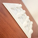 Professional ring display stand with 12 positions