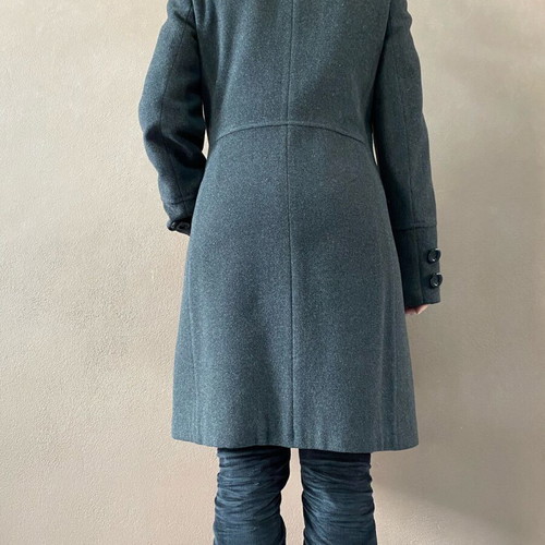 Gray coat like new, size S